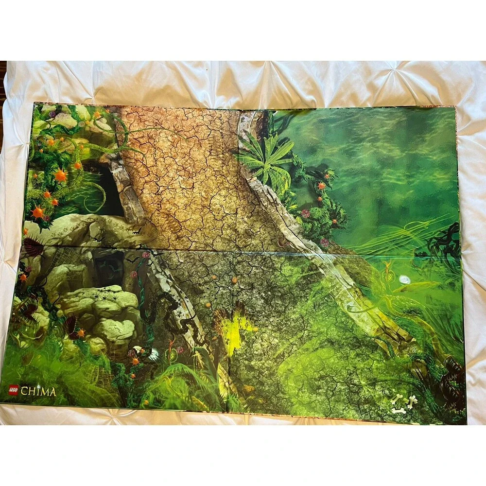 LEGO Chima Playmat City pad Double-Sided Mat pad toy Play Accessory 39x27”